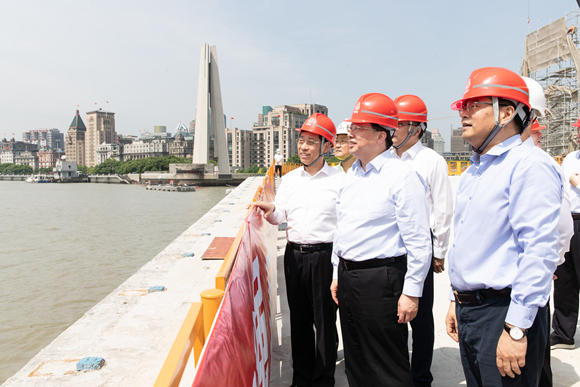 上海市委副书记调研张江科学城和北外滩开发建设工作(图3) 上海市委副书记调研张江科学城和北外滩开发建设工作(图3)